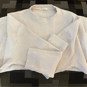 Madhappy Oversized Sweatsuit Set. NWOT. Size: Medium. Color: Ecru